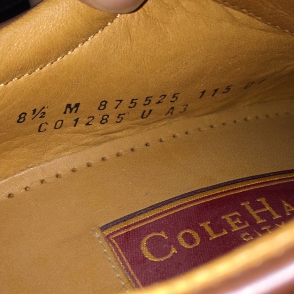 Cole Haan Brown leather Oxford shoe, Sz 8.5 men - Picture 7 of 7